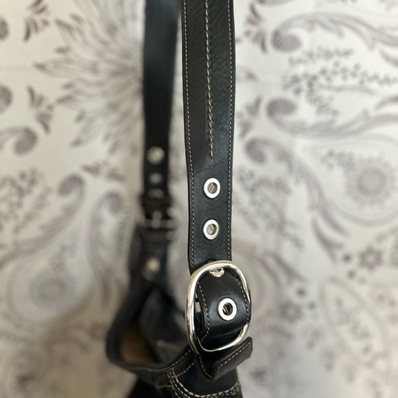 Coach Vintage Bleecker Tattersall Vachetta Duffle Bucket crossbody - Picture 6 of 13